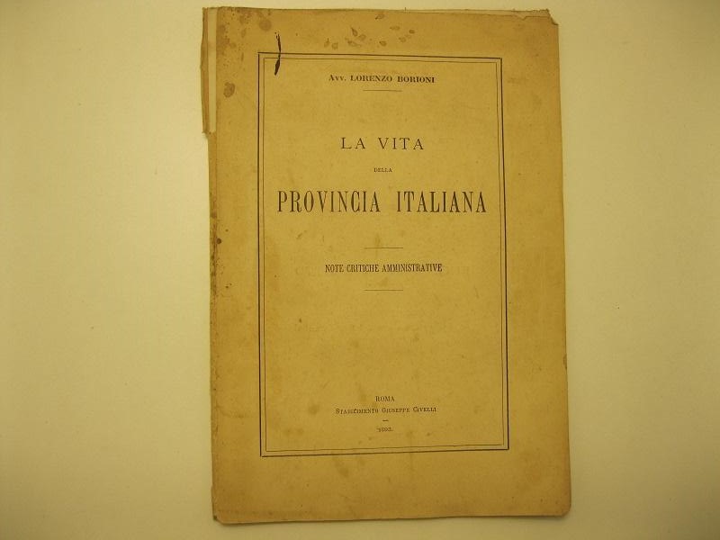 La vita della provincia italiana
